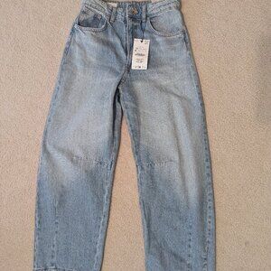 Zara barrel jeans